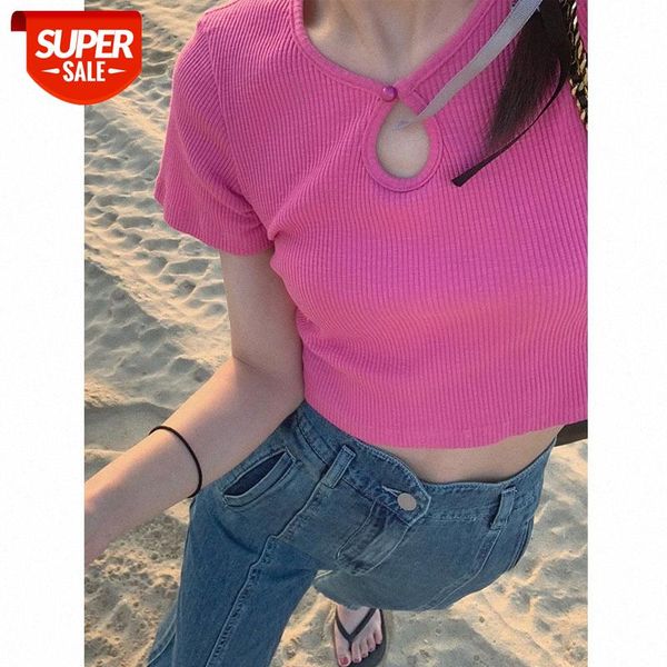 short-sleeved t-shirt women's knitted bottoming shirt with a sense of design, female x short on behalf hair #o15r, White
short-sleeved t-shirt women's knitted bottoming shirt with a sense of design, female x short on behalf hair #o15r, White