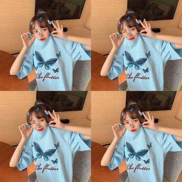polos ytx345 female student korean version released mid-length butterfly print western style all-match short shirt, White
polos ytx345 female student korean version released mid-length butterfly print western style all-match short shirt, White