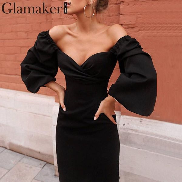 glamaker vintage v neck puff sleeve bodycon dress long sleeve slim elegant women dress autumnwinter female party long dress 210414, Black;gray
glamaker vintage v neck puff sleeve bodycon dress long sleeve slim elegant women dress autumnwinter female party long dress 210414, Black;gray