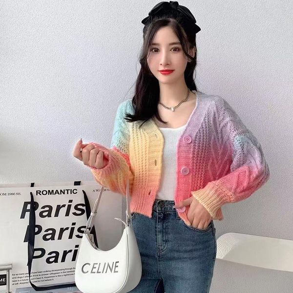 women's knits & tees women chic autumn knitted short sweater cardigan casual elastic female v-neck long sleeve korea open stitch outwea, White
women's knits & tees women chic autumn knitted short sweater cardigan casual elastic female v-neck long sleeve korea open stitch outwea, White