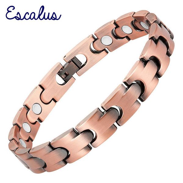 escalu 16pcs magnets antique copper magnetic bracelet health gift healing bangle jewelry wristband charm link, chain, Black
escalu 16pcs magnets antique copper magnetic bracelet health gift healing bangle jewelry wristband charm link, chain, Black