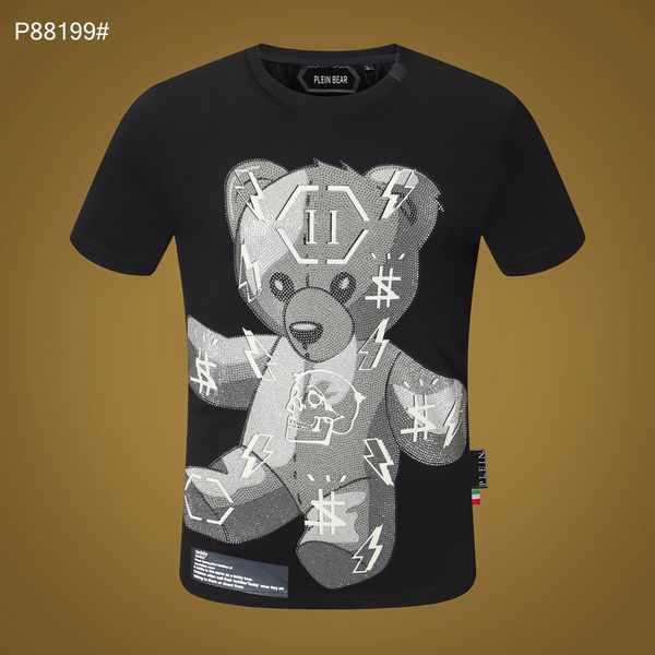 plein bear t shirt mens designer tshirts brand clothing rhinestone skull men t-shirts classical hip hop streetwear tshirt casual tees pb 113, White;black
plein bear t shirt mens designer tshirts brand clothing rhinestone skull men t-shirts classical hip hop streetwear tshirt casual tees pb 113, White;black