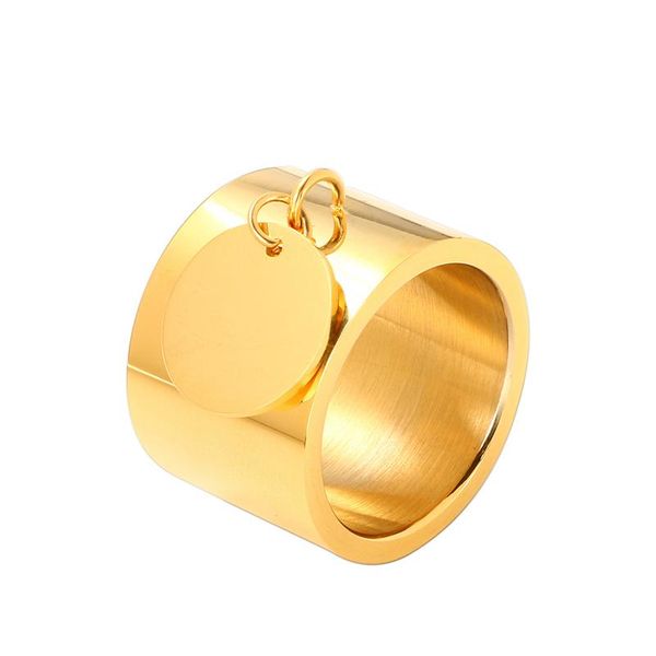 wedding rings fashion brand round tags women female bands wide finger ring rose gold color stainless steel luxury jewelry, Slivery;golden
wedding rings fashion brand round tags women female bands wide finger ring rose gold color stainless steel luxury jewelry, Slivery;golden