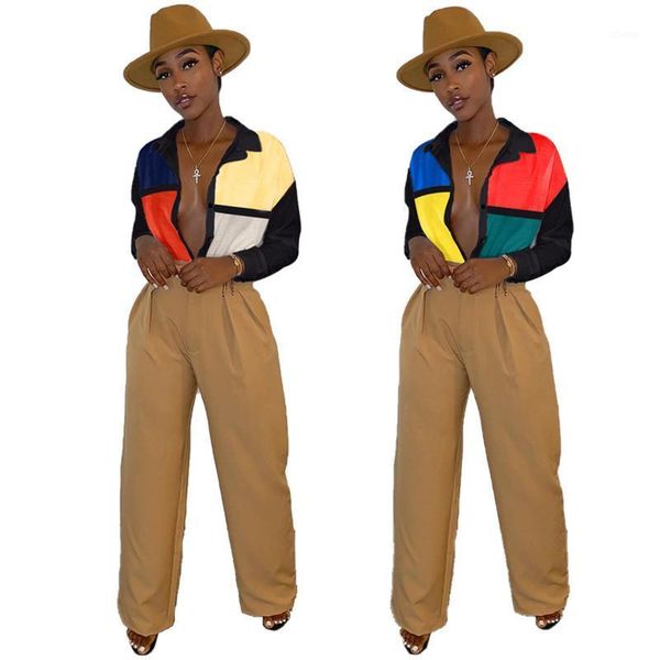 fashion color matching women blouses long sleeve turn-down collar blouse shirt casual plus size elegant work shir women's & shirts, White
fashion color matching women blouses long sleeve turn-down collar blouse shirt casual plus size elegant work shir women's & shirts, White