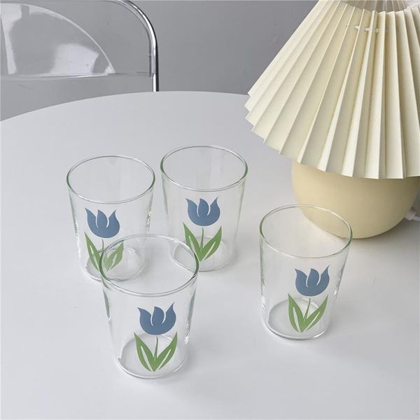 tulip flower glass cup ins milk tea coffee latte household heat-resistant drinking mugs creative hand-painted cups wine glasses
tulip flower glass cup ins milk tea coffee latte household heat-resistant drinking mugs creative hand-painted cups wine glasses