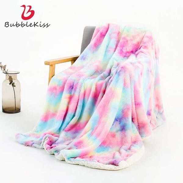 blankets bubble kiss rainbow throw for beds tie-dye double-layer air-conditioning house nap thick warm home sofa plush blanket
blankets bubble kiss rainbow throw for beds tie-dye double-layer air-conditioning house nap thick warm home sofa plush blanket