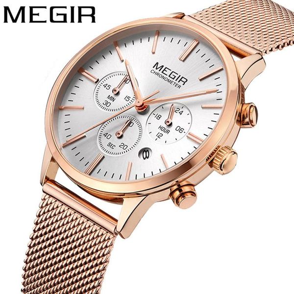 wristwatches megir women watch waterproof chronograph ladies wristwatch stainless steel classic bracelet female clock 2011, Slivery;brown
wristwatches megir women watch waterproof chronograph ladies wristwatch stainless steel classic bracelet female clock 2011, Slivery;brown
