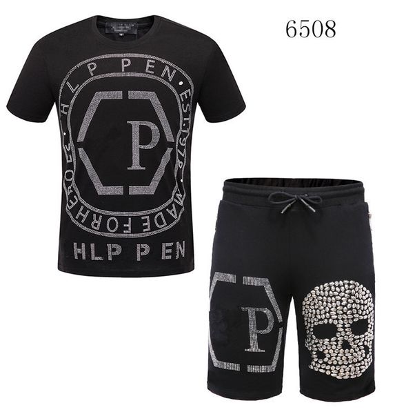 philippe brand summer fashion new men's diamond personality skull cool slim short sleeve t suit pp men, Gray
philippe brand summer fashion new men's diamond personality skull cool slim short sleeve t suit pp men, Gray
