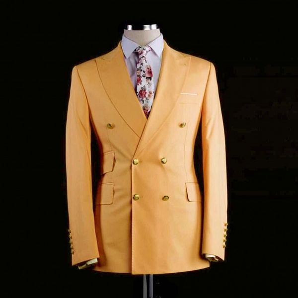 men's suits & blazers double breasted men yellow groom tuxedos peak lapel groomsmen wedding/prom man 2 pieces ( jacket + pants +ti, White;black
men's suits & blazers double breasted men yellow groom tuxedos peak lapel groomsmen wedding/prom man 2 pieces ( jacket + pants +ti, White;black