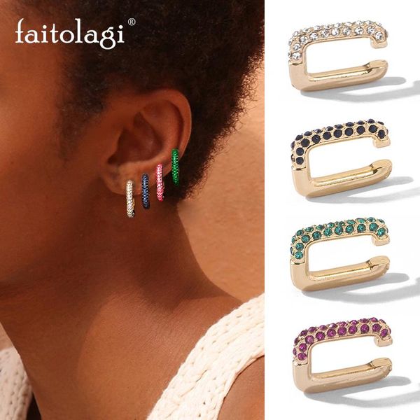 1pcs rhinestone multicolor ear cuff fake piercing geometry earcuff clip on earrings punk fashion women jewelry female gift stud, Golden;silver
1pcs rhinestone multicolor ear cuff fake piercing geometry earcuff clip on earrings punk fashion women jewelry female gift stud, Golden;silver