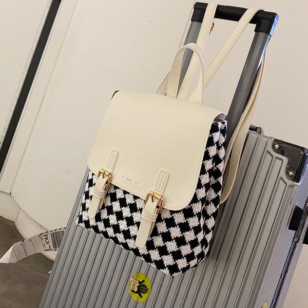 backpack niche design bag 2021 autumn female korean version of wild woven travel width: 25cm
backpack niche design bag 2021 autumn female korean version of wild woven travel width: 25cm