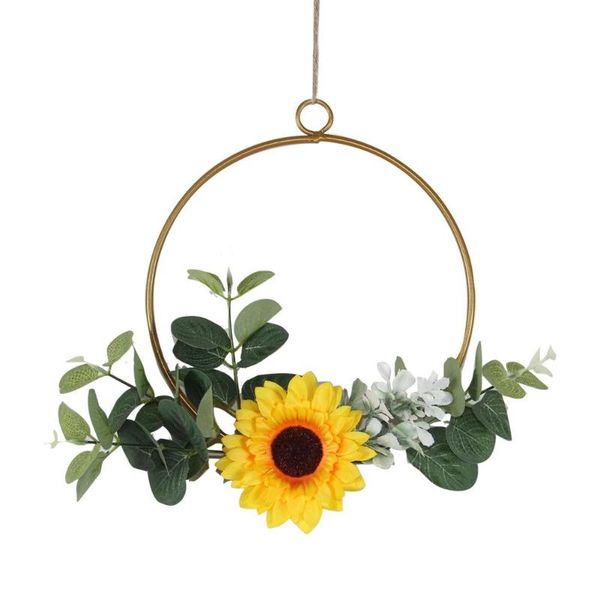 decorative objects & figurines round/triangular/square metal geometric artificial flowers sunflower garland hanging decor floral hoop wreath
decorative objects & figurines round/triangular/square metal geometric artificial flowers sunflower garland hanging decor floral hoop wreath