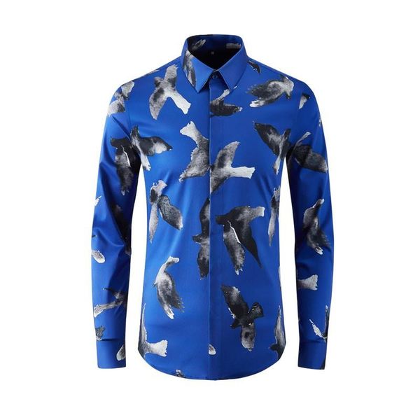 men's casual shirts arrival fashion spring hand painted flying pigeon digital printing high density men personality shirt plus size -4, White;black
men's casual shirts arrival fashion spring hand painted flying pigeon digital printing high density men personality shirt plus size -4, White;black