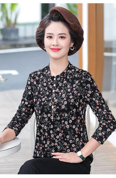 women's t-shirt autumn winter clothing women 2021 t-shirts plus size 5xl middle-aged thicken comfortable print c67, White
women's t-shirt autumn winter clothing women 2021 t-shirts plus size 5xl middle-aged thicken comfortable print c67, White