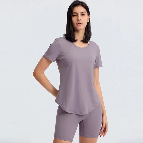 l-54 summer yoga fitness wear women sports running simple and loose sanding t shorts-sleeved lightweight breathable gym clothing, White
l-54 summer yoga fitness wear women sports running simple and loose sanding t shorts-sleeved lightweight breathable gym clothing, White