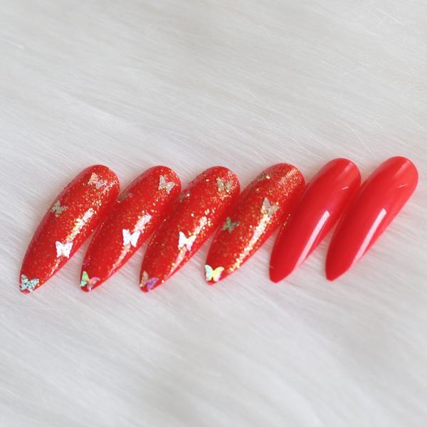 24pcs upscale salon high heels diy crystal glitter hand made fake nails red1, Red;gold
24pcs upscale salon high heels diy crystal glitter hand made fake nails red1, Red;gold