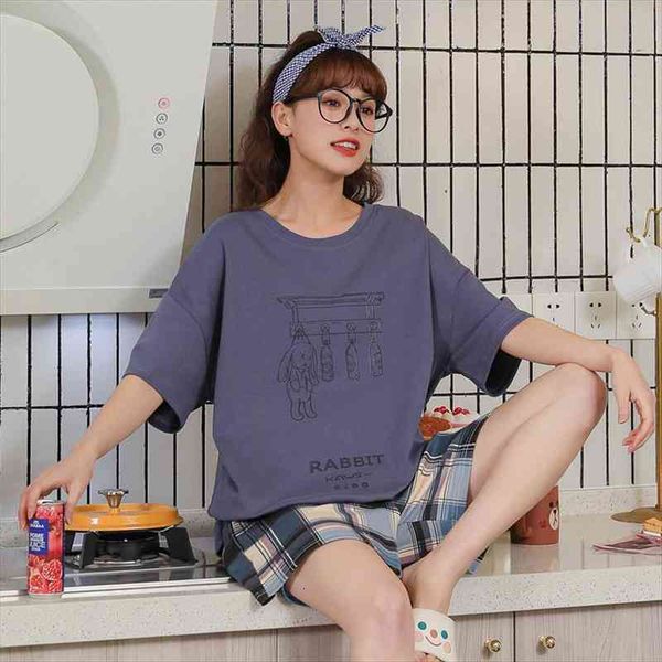 bzel cartoon pajamas set blue women sleepwear plaid shorts pijamas cotton cute pyjamas mujer sweet casual home suit, Black;red
bzel cartoon pajamas set blue women sleepwear plaid shorts pijamas cotton cute pyjamas mujer sweet casual home suit, Black;red
