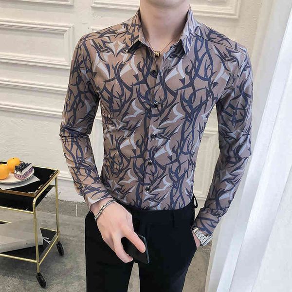 men's casual shirts mode occasional floral shirt tag long sleeve for men all game slim fit club formal waste of from the 3xl- prom m4i, White;black
men's casual shirts mode occasional floral shirt tag long sleeve for men all game slim fit club formal waste of from the 3xl- prom m4i, White;black