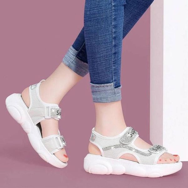 sandals korean version of summer bear sports thick-soled student female rhinestone net red fashion soft-soled beach shoes, Black
sandals korean version of summer bear sports thick-soled student female rhinestone net red fashion soft-soled beach shoes, Black