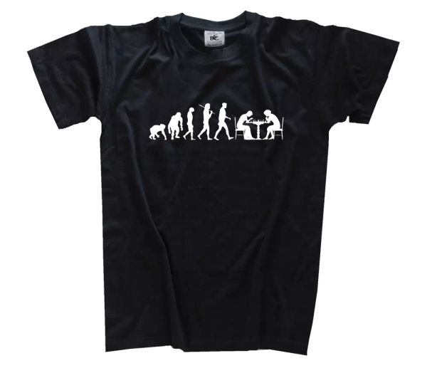 edizione standard giocatore di scacchi evolution scacchi chess t-shirt 104-164, White;black
edizione standard giocatore di scacchi evolution scacchi chess t-shirt 104-164, White;black