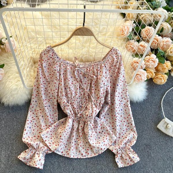 women's blouses & shirts 2021 spring french retro blouse female v-neck strapless puff sleeve waist blusa was thin all-match age reducti, White
women's blouses & shirts 2021 spring french retro blouse female v-neck strapless puff sleeve waist blusa was thin all-match age reducti, White