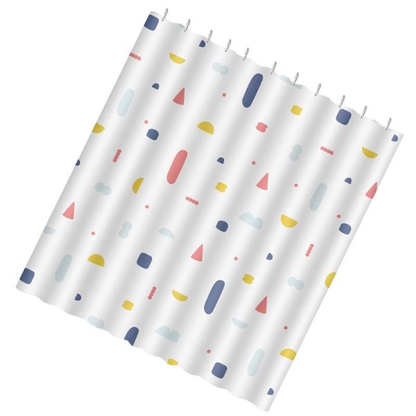 shower curtains 1 set curtain waterproof dampproof bathroom for home with 12pcs hooks (geometry style, size 1) 
shower curtains 1 set curtain waterproof dampproof bathroom for home with 12pcs hooks (geometry style, size 1)