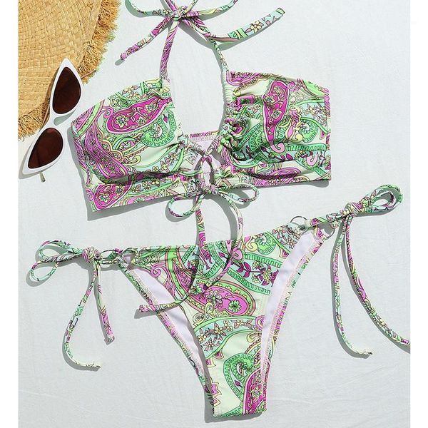 mossha paisley print bikini 2021 hollow bandeau swimsuit women's swimming suit string high cut bathing retro swimwear, White;black
mossha paisley print bikini 2021 hollow bandeau swimsuit women's swimming suit string high cut bathing retro swimwear, White;black