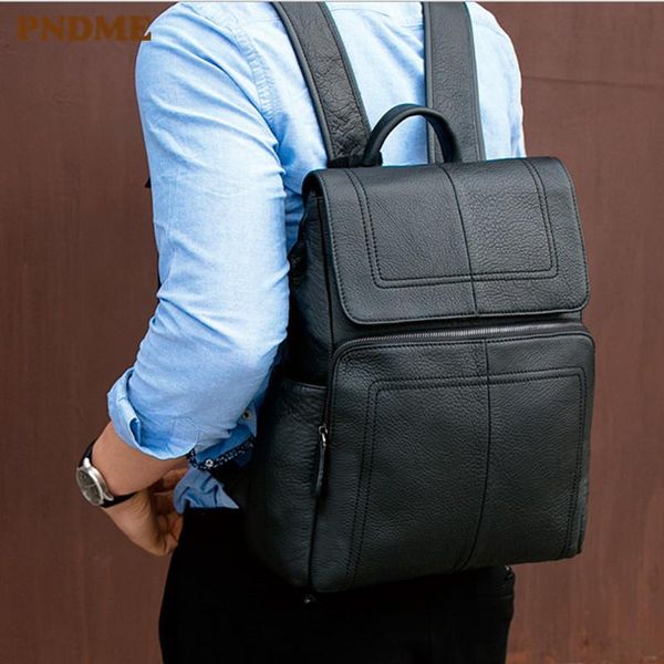 backpack pndme simple retro genuine leather men's women's vintage lapfirst layer cowhide daily small bookbag 2021
backpack pndme simple retro genuine leather men's women's vintage lapfirst layer cowhide daily small bookbag 2021
