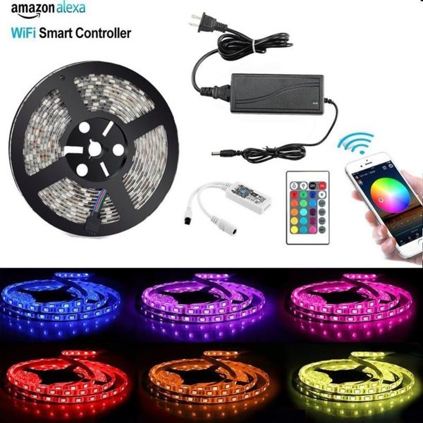 wifi led strip 5m dc 12v 300 rgb rgbw light non-waterproof with wireless controller alexa, google and iftled strips
wifi led strip 5m dc 12v 300 rgb rgbw light non-waterproof with wireless controller alexa, google and iftled strips