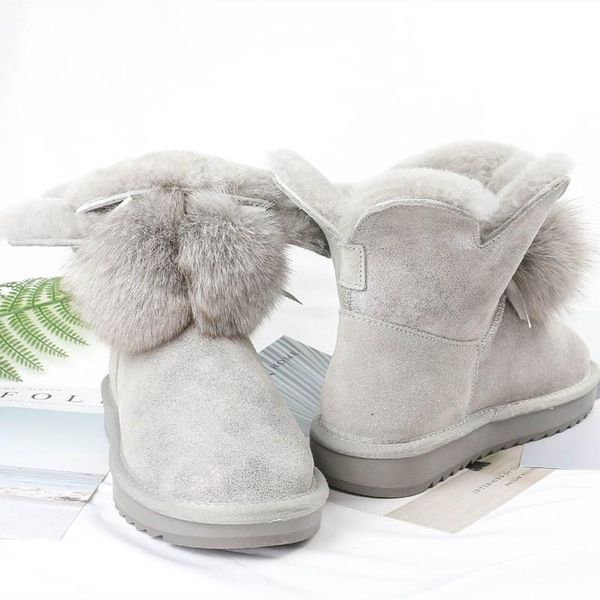boots 2021 brand genuine leather ladies 100% wool snow classic mini fringed ankle winter shoes, Black
boots 2021 brand genuine leather ladies 100% wool snow classic mini fringed ankle winter shoes, Black