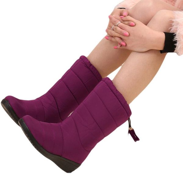 winter women boots mid-calf down female waterproof ladies snow warm girls shoes woman plush insole, Black
winter women boots mid-calf down female waterproof ladies snow warm girls shoes woman plush insole, Black