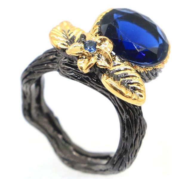 cluster rings 19x17mm sublime antique vintage created tanzanite gift for ladies black gold silver, Golden;silver
cluster rings 19x17mm sublime antique vintage created tanzanite gift for ladies black gold silver, Golden;silver