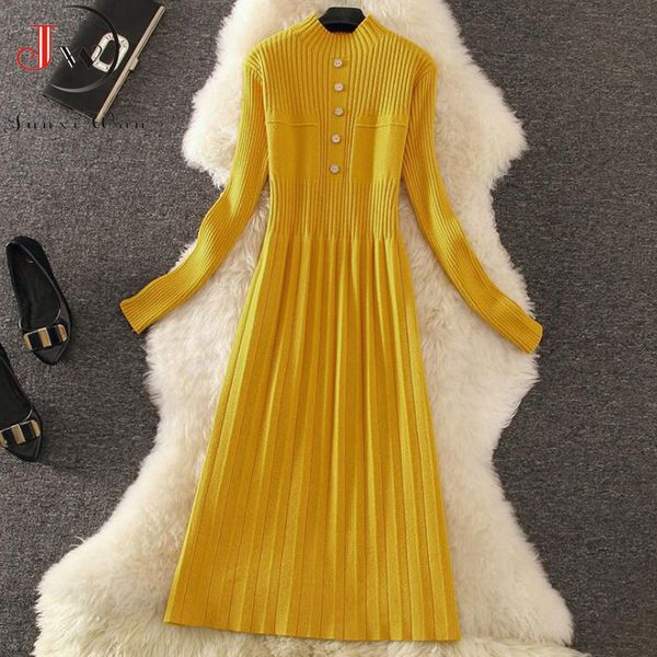 casual dresses autumn winter women sweater dress turtleneck chic female a-line soft knitted long high elastic elegant warm vestido ten1, Black;gray
casual dresses autumn winter women sweater dress turtleneck chic female a-line soft knitted long high elastic elegant warm vestido ten1, Black;gray