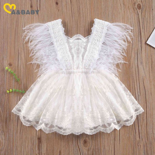 0-24m princess toddler born infant baby girl lace rompers ruffles feather jumpsuit sleeveless birthday summer clothes 210515, Blue
0-24m princess toddler born infant baby girl lace rompers ruffles feather jumpsuit sleeveless birthday summer clothes 210515, Blue