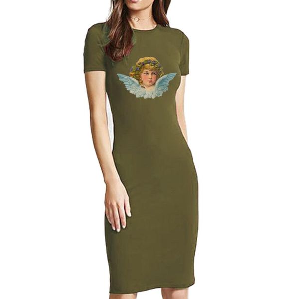 casual dresses women kawaii angel printing dress short sleeve bodycon pencil elegant party vintage robes plus size vestido robe, Black;gray
casual dresses women kawaii angel printing dress short sleeve bodycon pencil elegant party vintage robes plus size vestido robe, Black;gray
