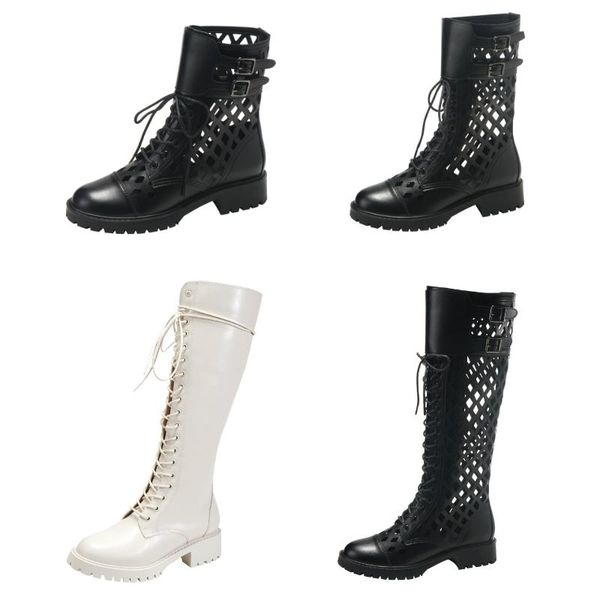 boots designer women ankle lace up motorcycle knee high hollow out short long botas winter casual low heels shoes, Black
boots designer women ankle lace up motorcycle knee high hollow out short long botas winter casual low heels shoes, Black