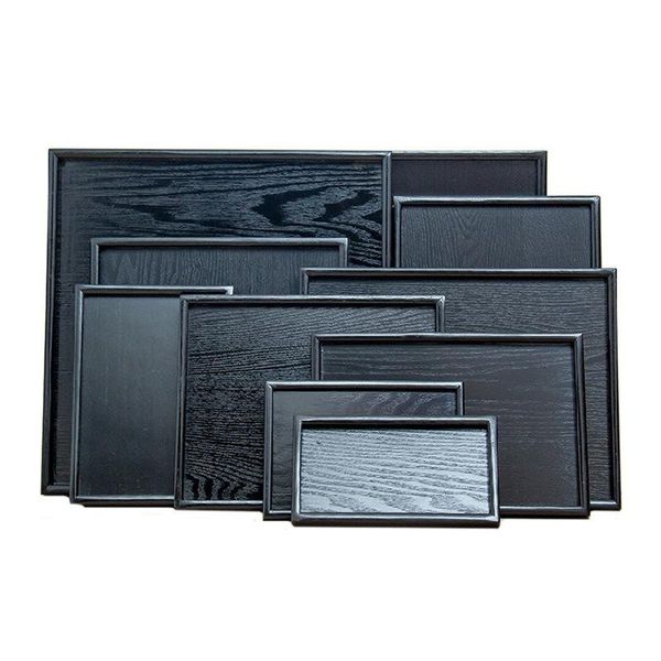 dinnerware sets customized 5pcs solid wood black rectangular tray plate fruit tea tableware wholesale el flatware
dinnerware sets customized 5pcs solid wood black rectangular tray plate fruit tea tableware wholesale el flatware