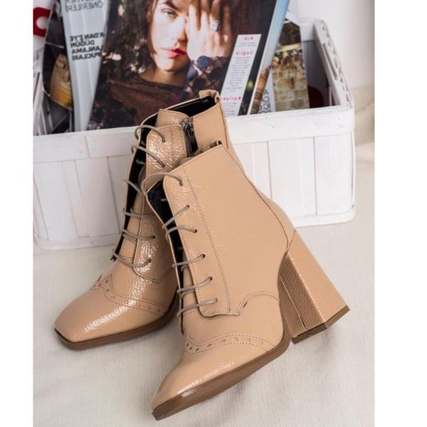 boots nude color pu leather lace-up detail season 2021 winter autmn fashion comfortable stylish female lady women shoes, Black
boots nude color pu leather lace-up detail season 2021 winter autmn fashion comfortable stylish female lady women shoes, Black