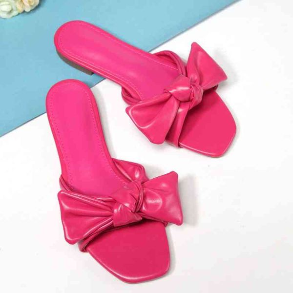 popular comfortable sole slippers rose red large bow fashion women's cool slippers, Black
popular comfortable sole slippers rose red large bow fashion women's cool slippers, Black