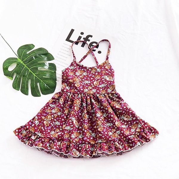 girl's dresses baby girls clothes summer dress born infant floral straps backless princess outfits toddler for, Red;yellow
girl's dresses baby girls clothes summer dress born infant floral straps backless princess outfits toddler for, Red;yellow