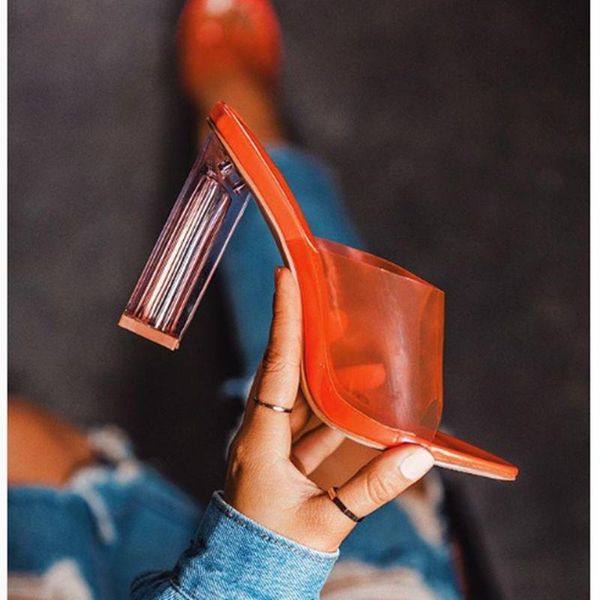 slippers summer transparent women crystal high heels jelly sandals clear block heel open toe ladies shoes zapatos mujer, Black
slippers summer transparent women crystal high heels jelly sandals clear block heel open toe ladies shoes zapatos mujer, Black