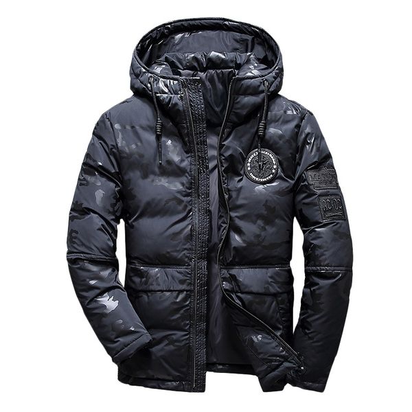 winter jacket men hooded ultralight 90% white duck down thick warm military windbreaker waterproof parkas jackets, Black
winter jacket men hooded ultralight 90% white duck down thick warm military windbreaker waterproof parkas jackets, Black