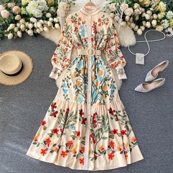 casual dresses floral print long for women 2021 vintage boho maxi dress stand collar sleeve elegant shirt with belt robe, Black;gray
casual dresses floral print long for women 2021 vintage boho maxi dress stand collar sleeve elegant shirt with belt robe, Black;gray