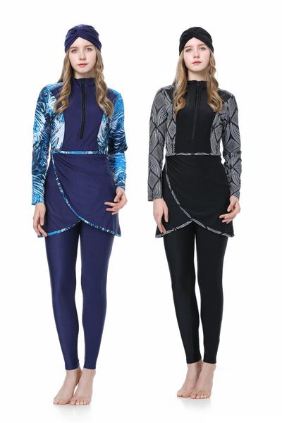 swim wear haofan 2022 muslim swimwear ladies modest patchwork turban long sleeve sports 3-piece set with chest pad front zipper
swim wear haofan 2022 muslim swimwear ladies modest patchwork turban long sleeve sports 3-piece set with chest pad front zipper