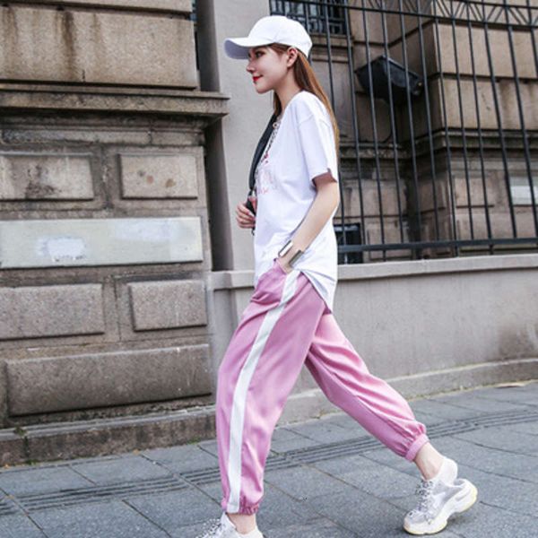 summer leisure tracksuits women's sports suit women hip hop net red short sleeve two piece set fashion and playful french minority, Gray
summer leisure tracksuits women's sports suit women hip hop net red short sleeve two piece set fashion and playful french minority, Gray