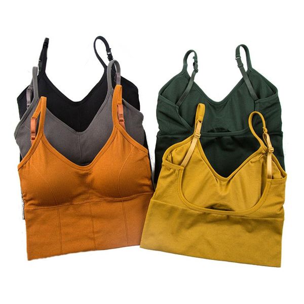 camisoles & tanks 2021 women adjustable shoulder straps v-neck seamless vest clothes for daily/exercise solid color bustier, Black;white
camisoles & tanks 2021 women adjustable shoulder straps v-neck seamless vest clothes for daily/exercise solid color bustier, Black;white