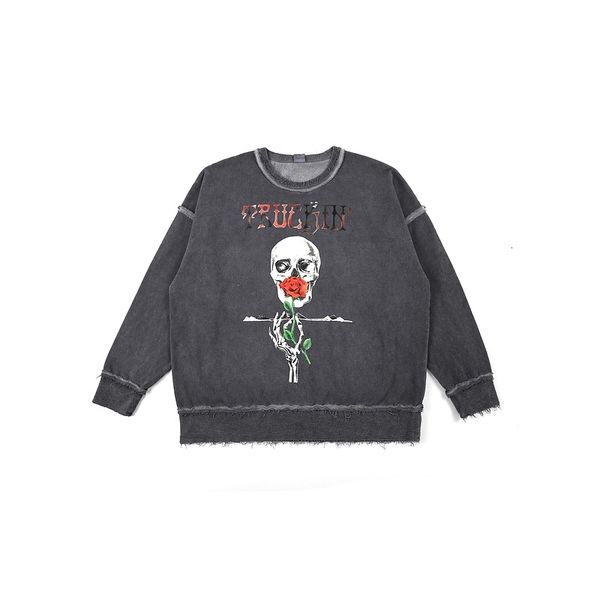 2021 design skull rose printed sweatshirts women men stitching line kanye west crewneck pullovers cotton hoody sweatshirt, Black
2021 design skull rose printed sweatshirts women men stitching line kanye west crewneck pullovers cotton hoody sweatshirt, Black