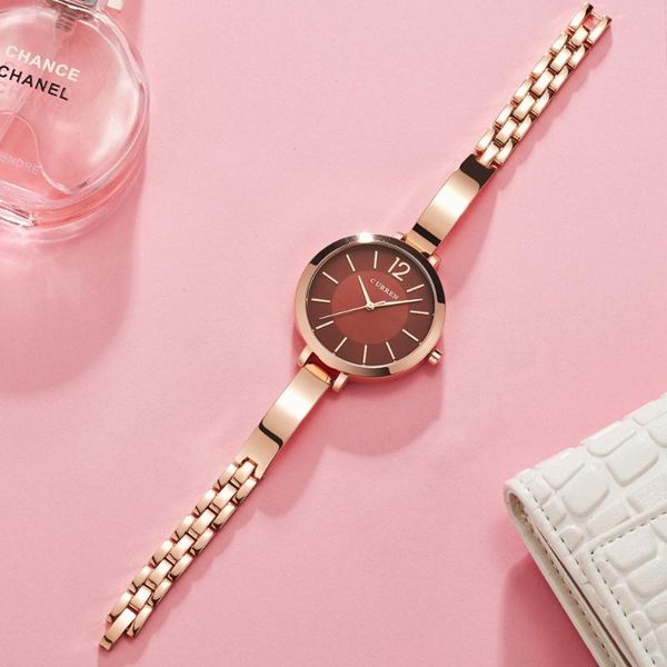 wristwatches korean styple rose gold steel bracelet watch women curren womens quartz watches fashion ladies wristwatch relojes, Slivery;brown
wristwatches korean styple rose gold steel bracelet watch women curren womens quartz watches fashion ladies wristwatch relojes, Slivery;brown