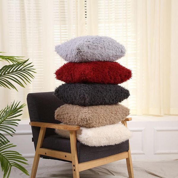 cushion/decorative pillow nordic characteristic plush cloth pillowcase without core solid color square sofa bed
cushion/decorative pillow nordic characteristic plush cloth pillowcase without core solid color square sofa bed