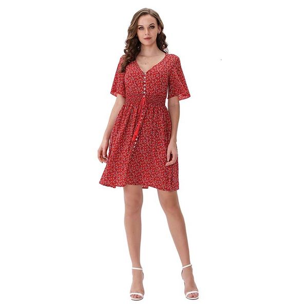 freshly korean floral casual short sleeve elastic waistband boho mini summer dress female m30529, Black;gray
freshly korean floral casual short sleeve elastic waistband boho mini summer dress female m30529, Black;gray